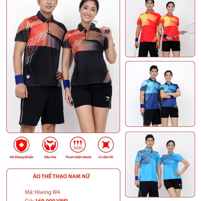 Quần áo cầu lông đẹp