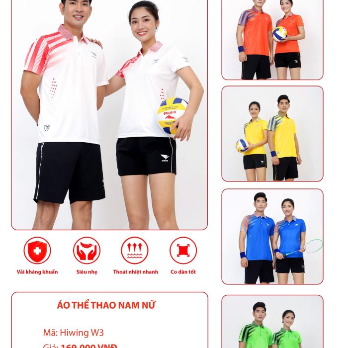 quần áo cầu lông nam nữ trắng 3