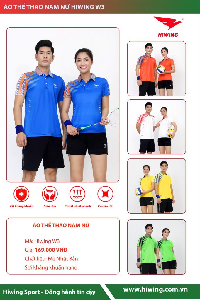 quần áo cầu lông nam nữ xanh dương 1