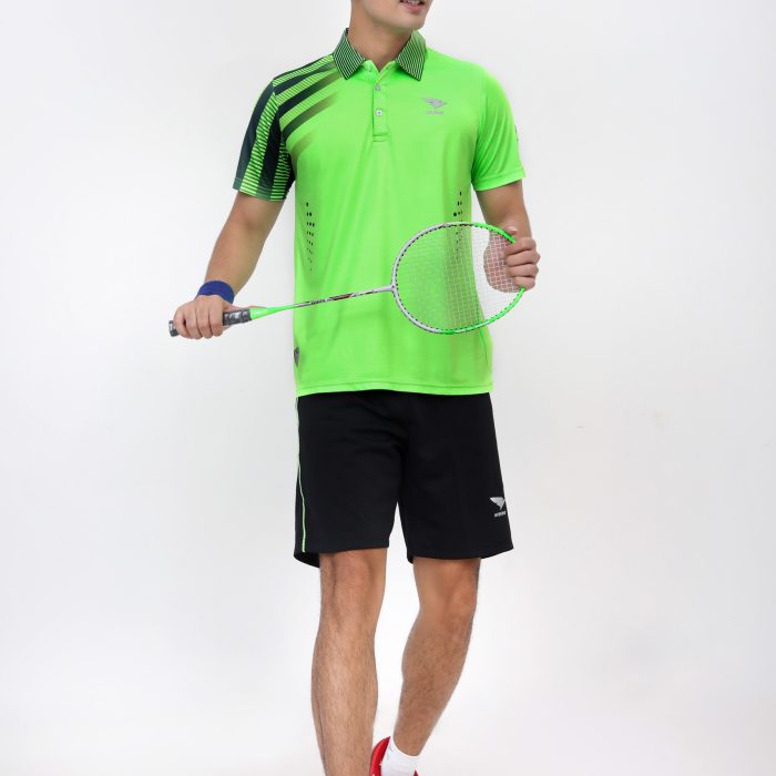 quần áo cầu lông nam xanh 3
