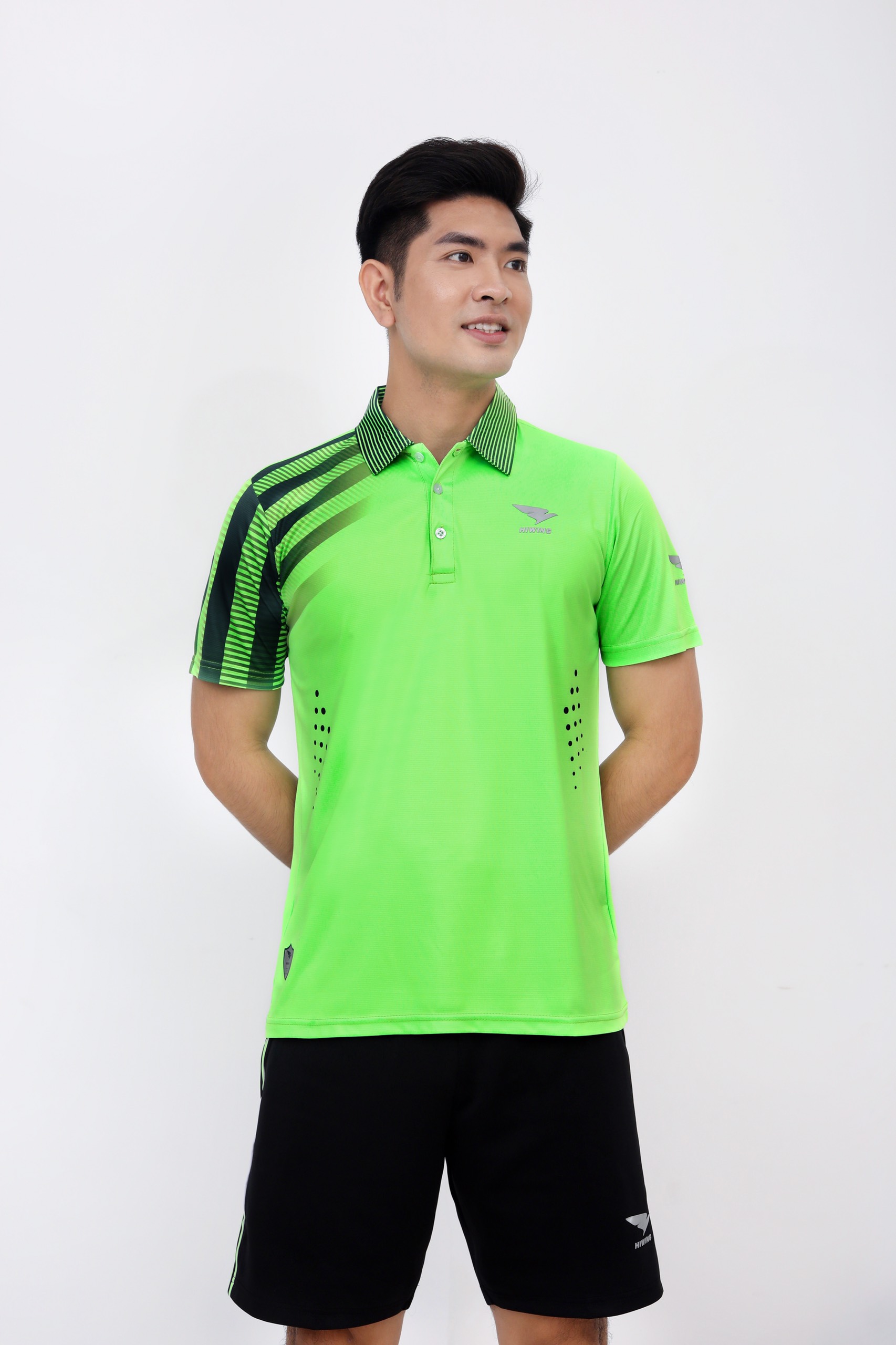 quần áo cầu lông nam xanh 7