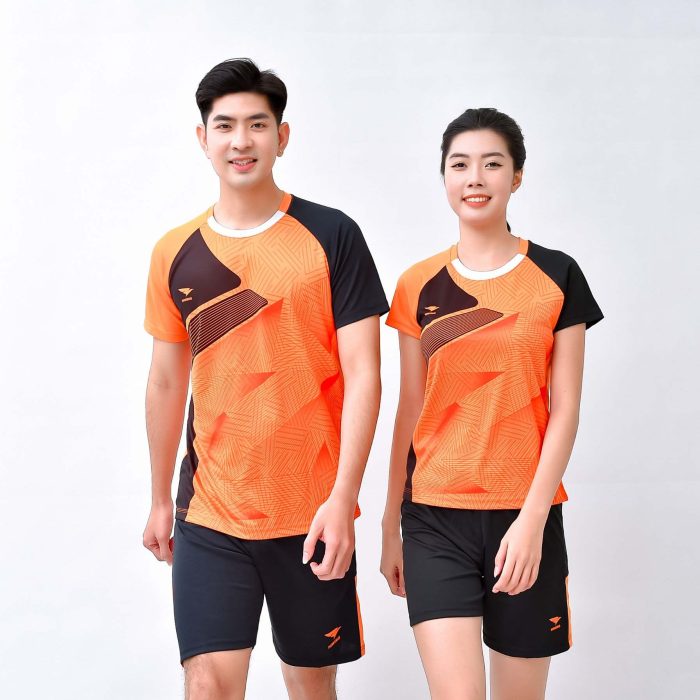 Áo bóng chuyền nam nữ chính hãng Hiwing H12 màu cam