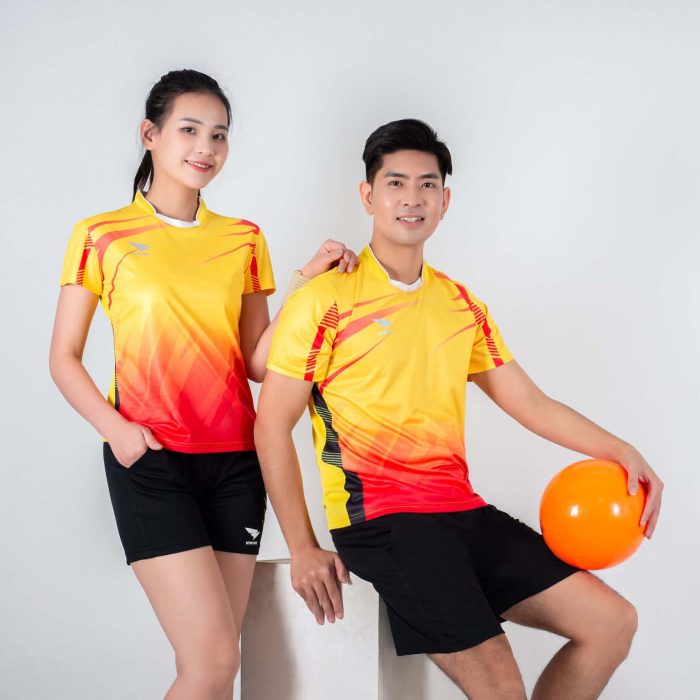 Áo bóng chuyền nam nữ chính hãng Hiwing Super màu vàng