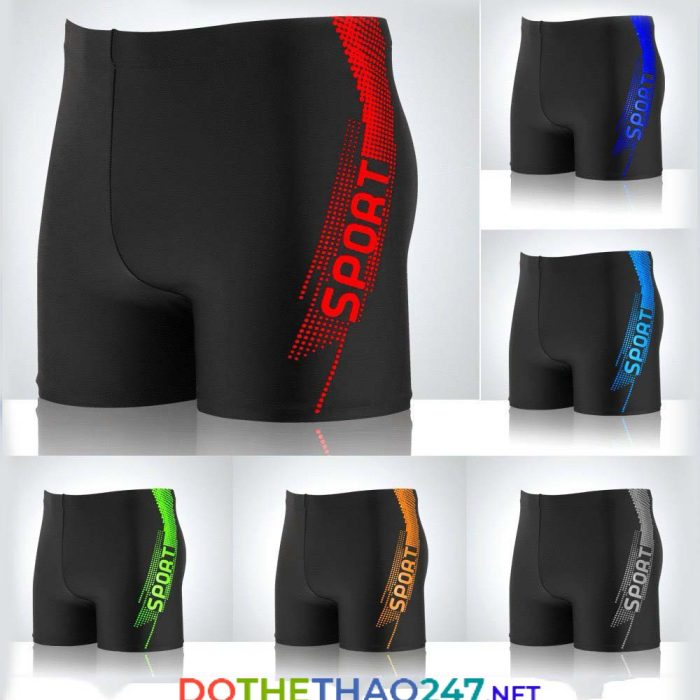 Quần bơi ngắn Sport co giãn đa chiều ôm body