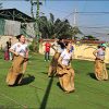 Bao bố chơi team building, trò chơi nhảy bao, trò chơi truyền thống