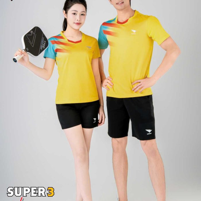 Áo Bóng Chuyền, Pickleball, Cầu Lông Hiwing Super 3 Màu Vàng