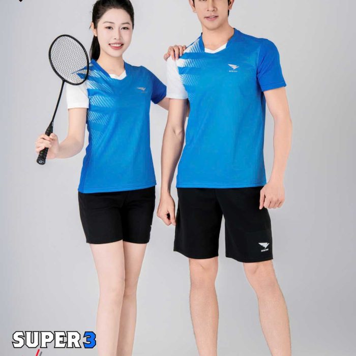 Áo Bóng Chuyền, Pickleball, Cầu Lông Hiwing Super 3 Màu Xanh