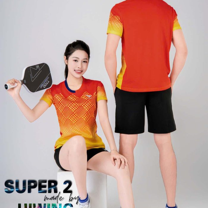 Áo Bóng Chuyền, Pickleball, Cầu Lông Hiwing Super 2 Màu Đỏ