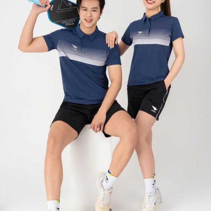 Áo Polo Thể Thao Golf , Pickleball Cao Cấp Hiwing G2 Nữ Màu Xanh Than