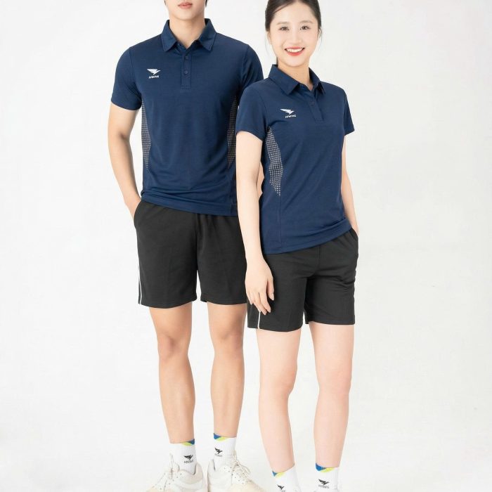 Áo Cầu Lông Pickleball Bóng Chuyền Hiwing Lux 5 Màu Xanh Than